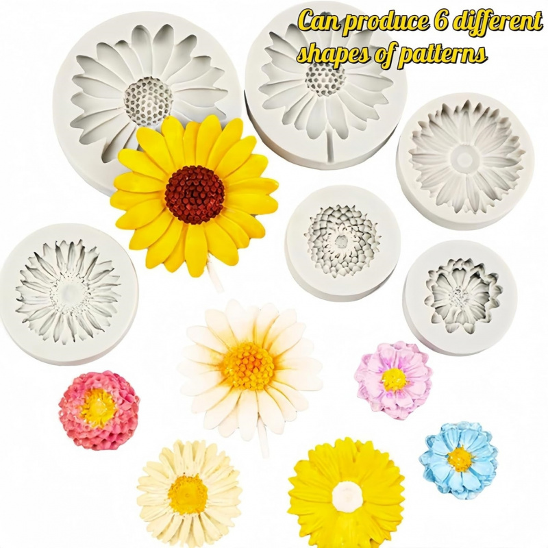 6 Parça, Ayçiçeği Papatya Sili - Resin Craft Ideas incelemesi ve fiyatı