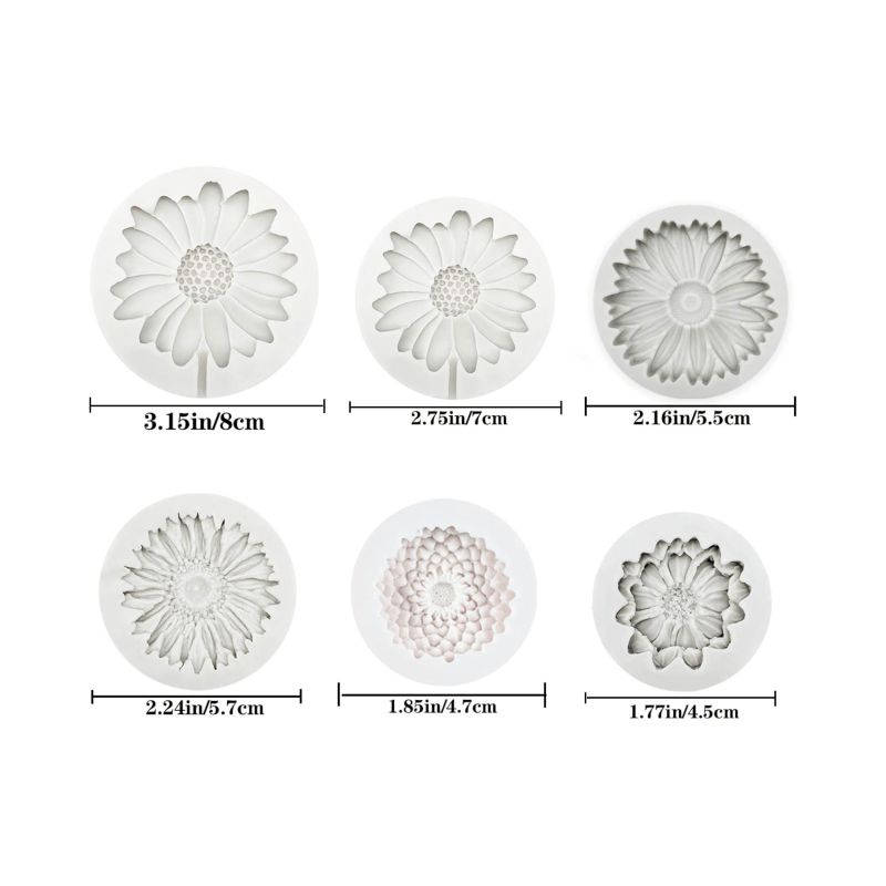 6 Parça, Ayçiçeği Papatya Sili - Resin Craft Ideas incelemesi ve fiyatı