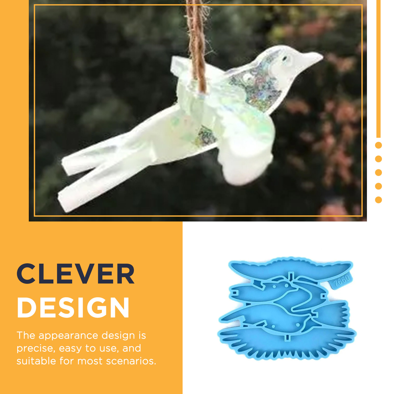 Silikon Sinek Kuşu Kalıp Reçin - Resin Craft Ideas incelemesi ve fiyatı