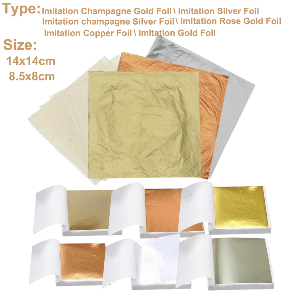 100 adet İmitasyon Altın Gümüş - Gold Foil Flakes incelemesi ve fiyatı
