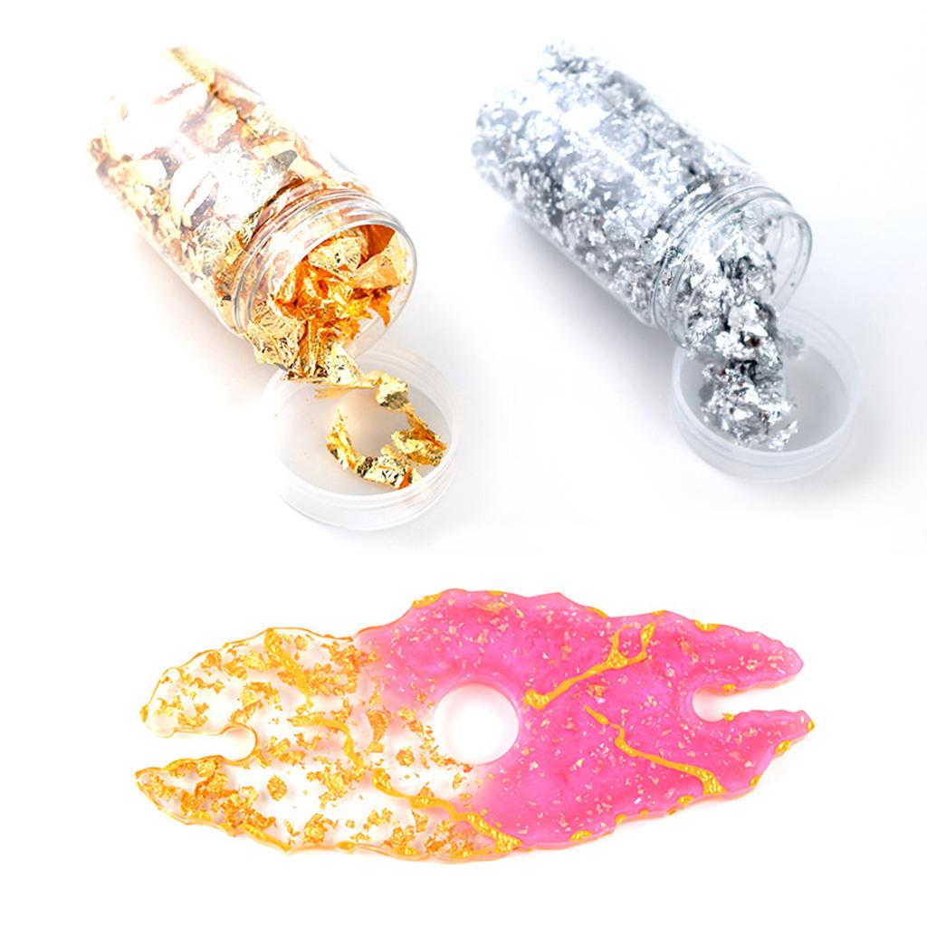 6 Adet Altın Folyo Pul Kağıt T - Gold Foil Flakes incelemesi ve fiyatı